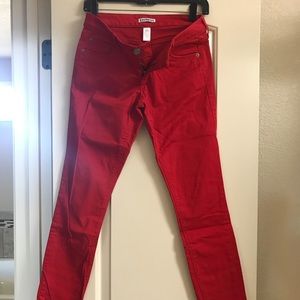EXPRESS Red Skinny Jean size 2
